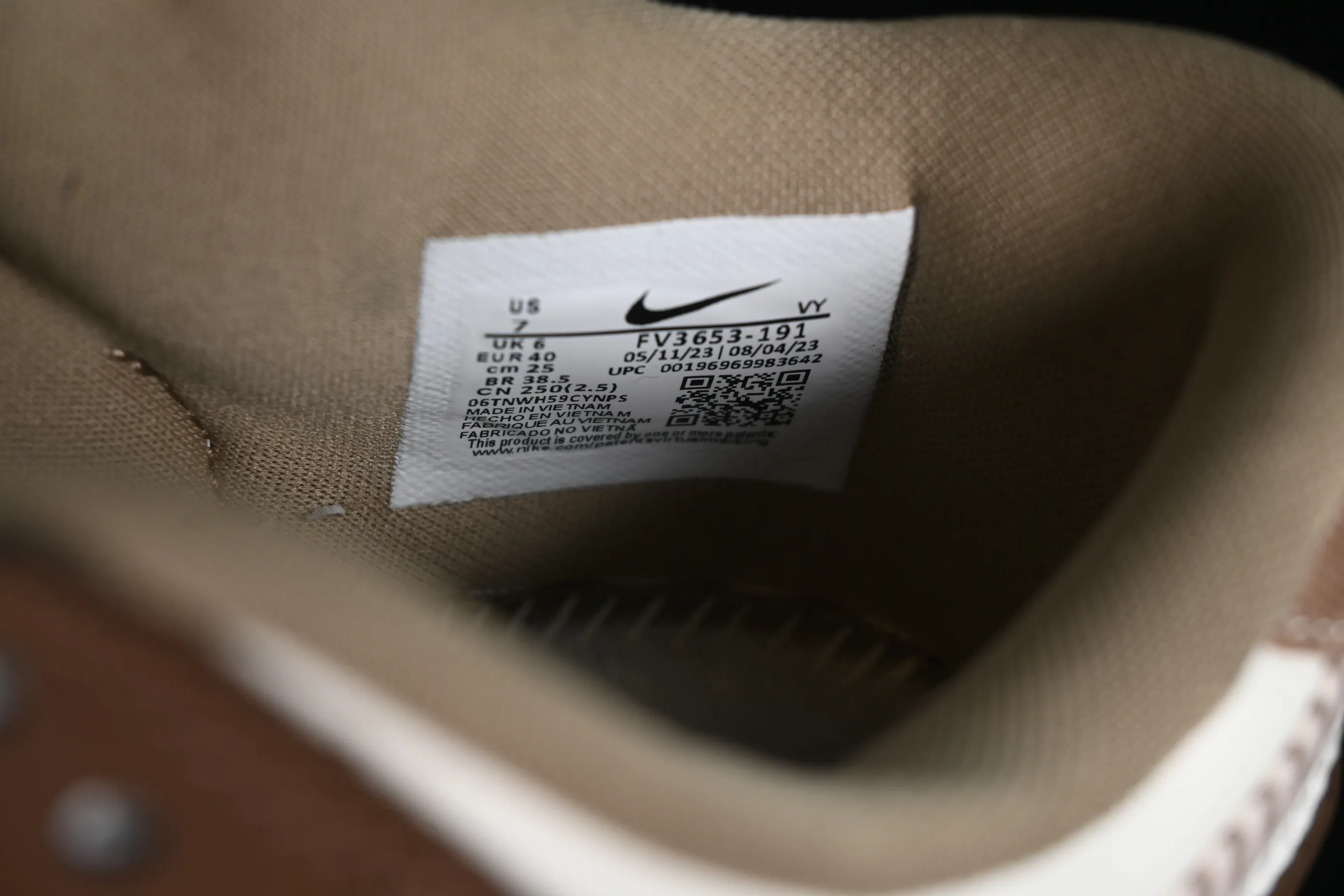 All categories Nk SB Dunk series Nk SB Dunk Low low-top sneakers Nk Dunk Low "Brown Plaid" white and brown stitching SB low-top casual sneakers FV3653-191